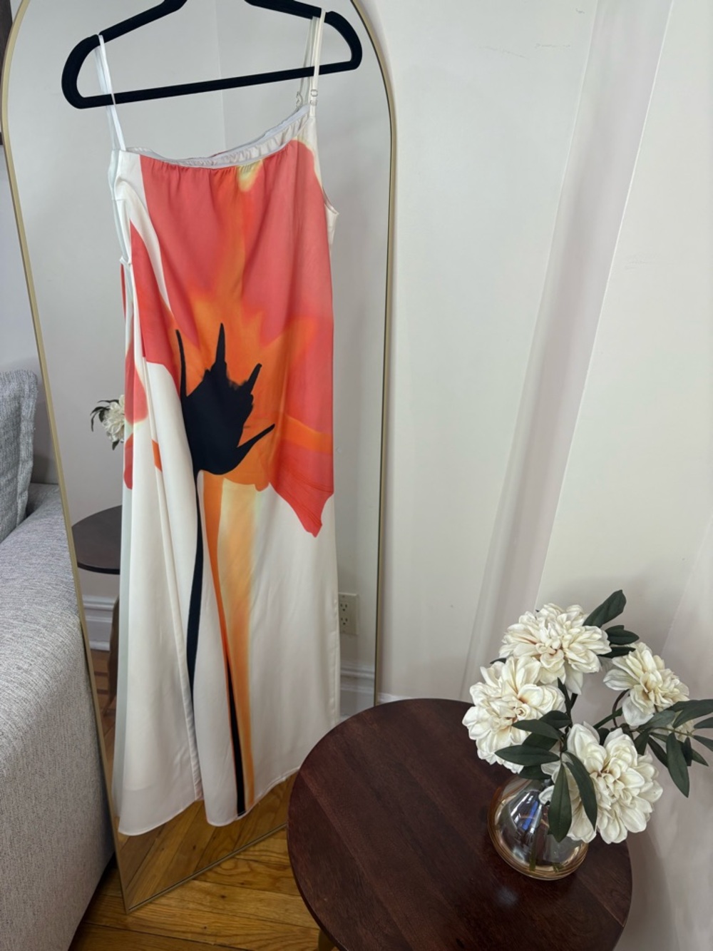 NWT COMMENSE SMALL TULIP FLOWER FULLY
LINED ONE STRAP SUMMER Dress - Picture 4 of 8
